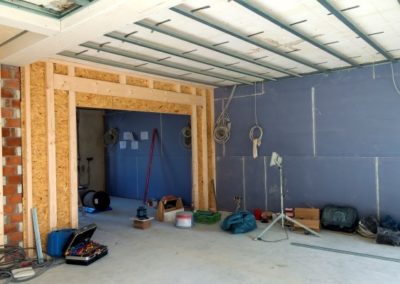Interior of a house under construction. Renovation of an apartme